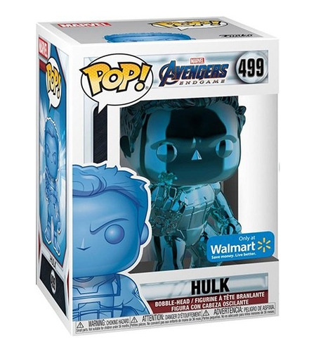 Funko Pop! Marvel - Hulk (blue & Chrome) Walmart Exclusive