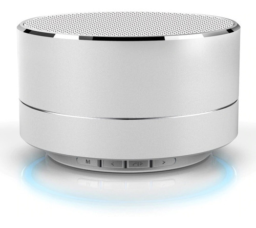 Imagen 1 de 6 de Mini Parlante En Aluminio Bluetooth Aux 3.5mm Micro-sd V2 ®