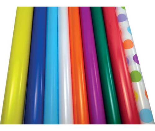 Toalha Plastica Amarela Perolizada 78x78cm