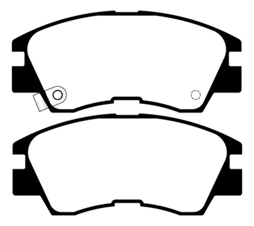 Juego De Pastillas De Freno Para Mitsubishi L 300 2.0 86/00