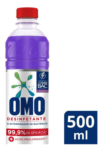 Desinfetante De Uso Geral Lavanda Líquido 500ml Omo