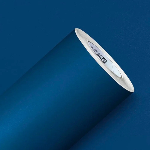 Envelopamento Vinil Adesivo Fosco Azul Petróleo 5,00m X 60cm
