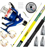 Comprar Combo Pesca Waterdog Caña 2,40 2tr Reel Tanza Linea Plomo