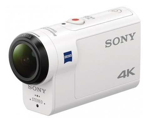Cámara De Acción Sony Fdr-x3000r Blanca 4k Cámara De Tk065