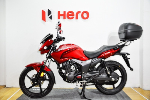 Imagen 14 de 15 de Moto Hero Hunk 150cc I3s 0km Con Baul