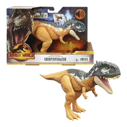 Jurassic World Ruge Y Ataca Dinosaurio Skorpiovenator Mattel