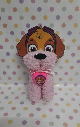 10 Paw Patrols Realizados En Toalla Con Jabón
