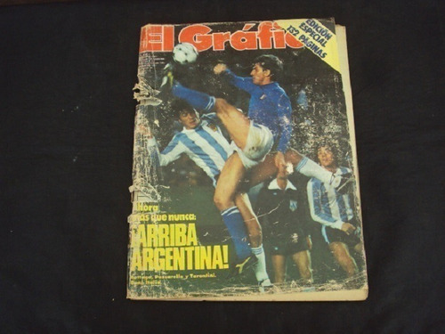 Revista El Grafico # 3062 - Mundial '78 - Argentina - Italia