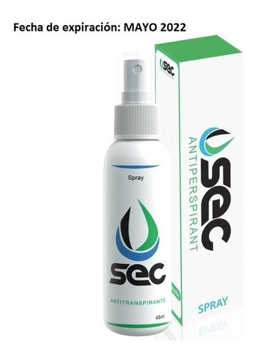 Sec Antitranspirante Sudoración Excesiva - 45ml 