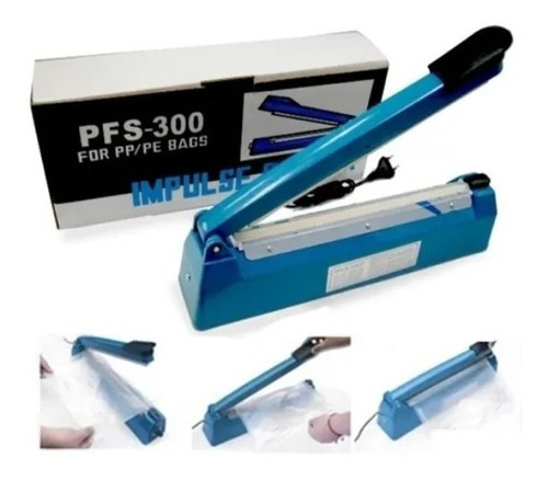 Selladora De Bolsas Plásticas: Pp/pe Profesional 300mm Azul