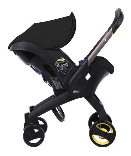 Cochecito de paseo Love Smart 1010 negro con chasis color gris oscuro