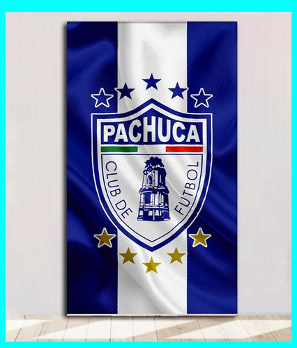 Cuadro Decorativo Pachuca Fc 29x50 Cm Club De Futbol Pachuca