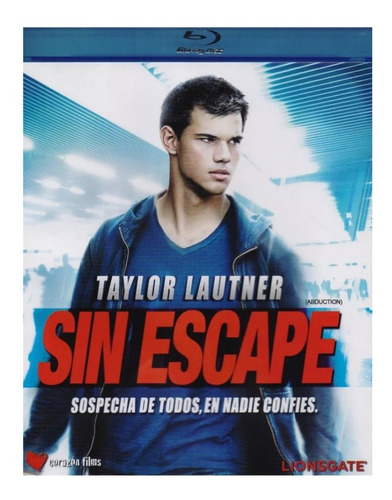 Sin Escape Abduction Taylor Lautner Pelicula Blu-ray