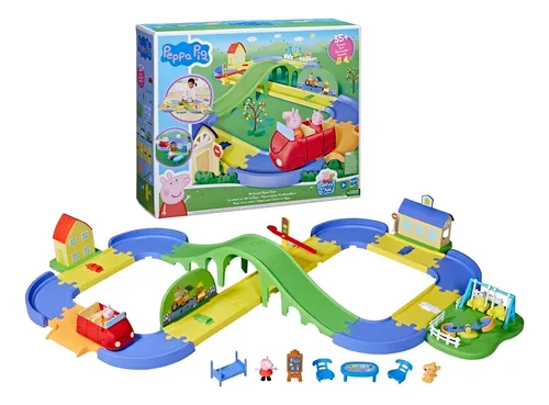 comprar Set Peppa Pig Pista Ajustable Peppa En La Ciudad Hasbro