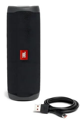 Parlante JBL Flip 5 portátil con bluetooth waterproof amarilla