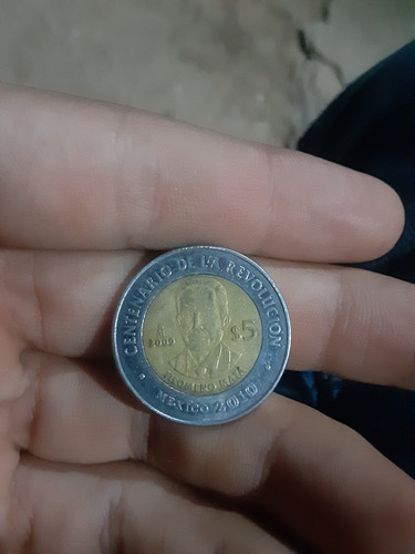 Moneda De 5 De Filomeo Mata Del 2010