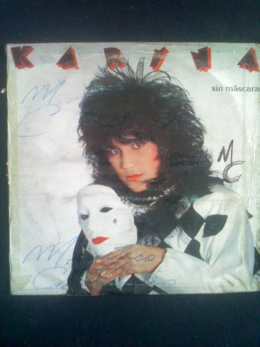 Lp. Karina. Sin Mascara. 1987.pop-electronic.vinilo.acetato.