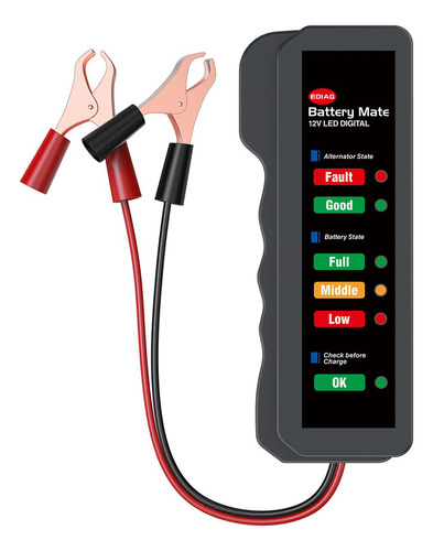 Luces Led De Batería Para Motocicletas Tester, Función De Ve