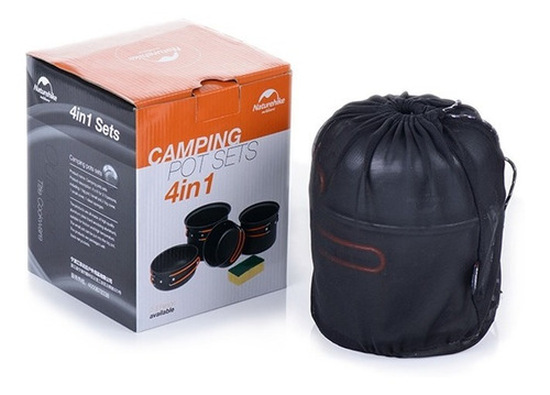 Imagen 2 de 7 de Naturehike - Kit De Ollas De Camping 2-3 Personas