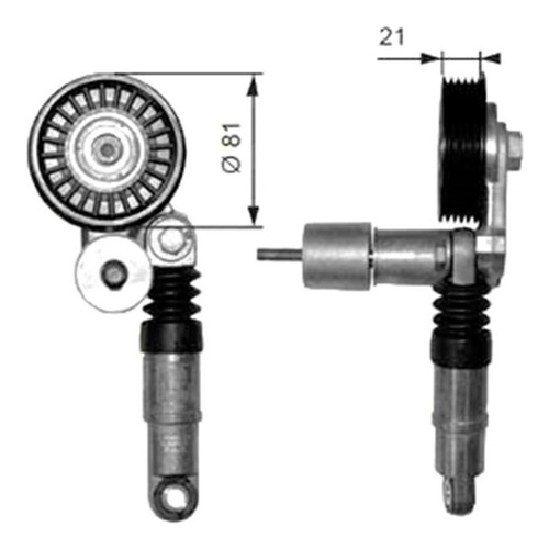 Tensor Dinamico Correa Alternador Volkswagen Audi Skoda Tdi