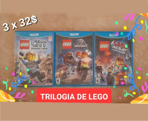 Trilogía De Lego - Oferta 3x 32v