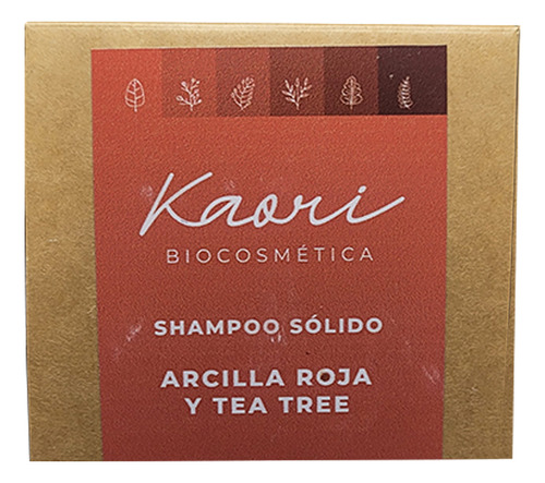 Shampoo Solido Anti Caspa Descongestivo Tea Tree Oil Kaori