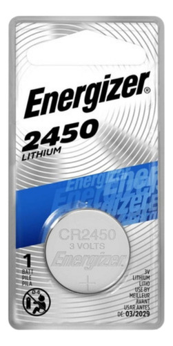 Pila Litio Energizer CR2450 Lithium Bateria 3V