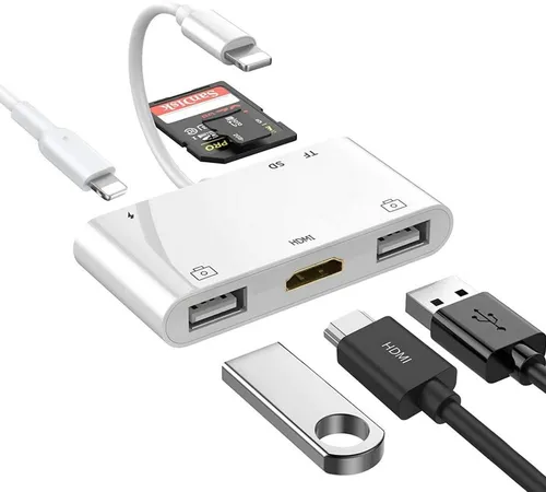 Lulaven Cable Hdmi Para iPhone A Tv, Conector Adaptador De I