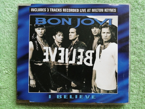 Eam Cd Single Bon Jovi Believe 1993 + Live At Milton Japones