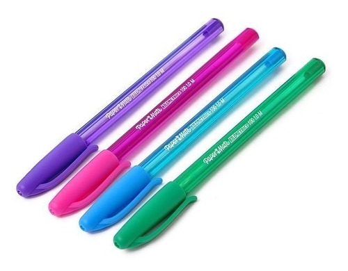 Imagen 2 de 3 de Bolígrafo Paper Mate Inkjoy 100 Kilométrico X84 U. Surtidas
