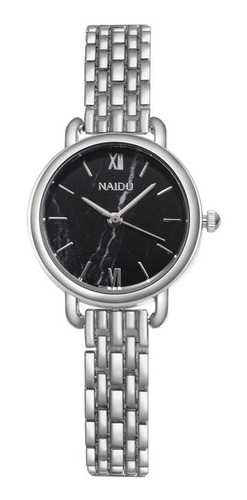 Reloj Mujer Metal Marmol Regalo Elegante Petite B276