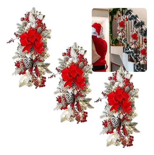 comprar 3 Guirnaldas Navideñas Con Escalera Colgante, Artículos Para