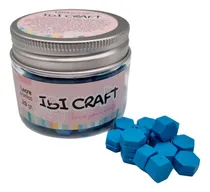 Comprar Lacre En Perlas Para Sellos Pote X 20 Grs Ibi Craft Tinta Celeste Exterior Celeste