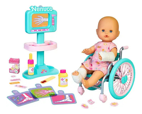 Muñeca Bebe Nenuco Emergencia Doctora Con Accesorios