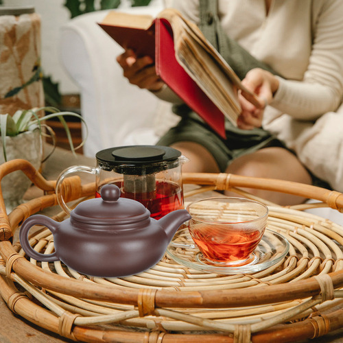 Top Coffee Filters Purple Clay Teapot