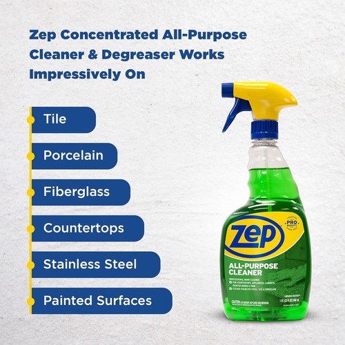 Zep All-purpose Cleaner 32 Oz (case Of 4) Cleans Almost A...