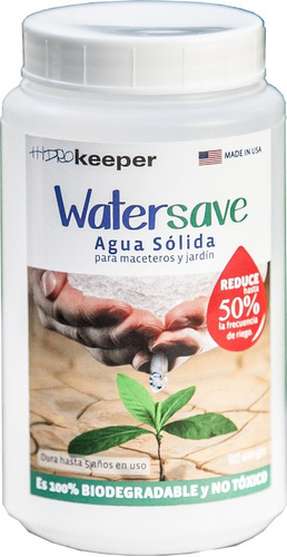 Watersave Retenedor De Agua Maceteros Y Jardines 400 G