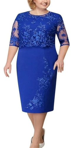 Vestido For Madre De La Novia Lace Elegante De Talla Grande