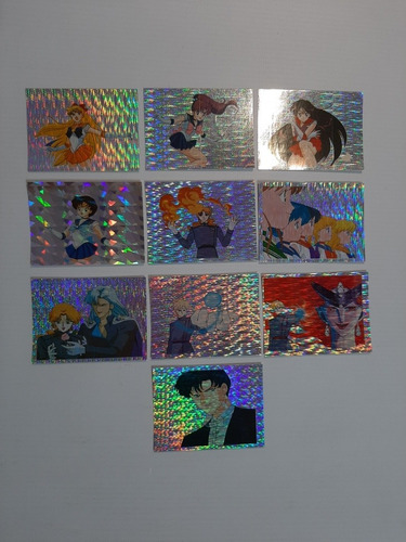 Sailor Moon Holográficas Originales 1996 Set X 10 Ro 207