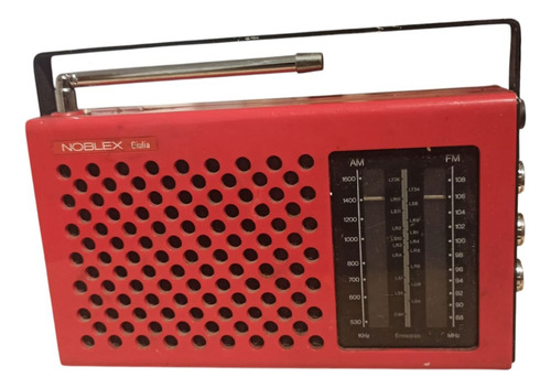Radio Noblex Giulia Roja Antigua 1975 (Usado)