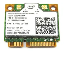 Comprar Intel Centrino Advanced-n 6235 6235anhmw Bt 4.0 2.4 E 5ghz