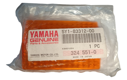 Plástico Acrílico De Señalero Yamaha Dt 125 Original 