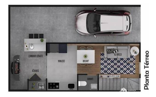 Casa Com 3 Dormitórios À Venda, 98 M² Por R$ 348.000,00 - Jardim Bandeirantes - Poços De Caldas/mg - Ca0168