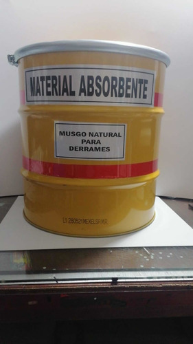 Bote Con Musgo Natural Para Derrames Para Gasolineras