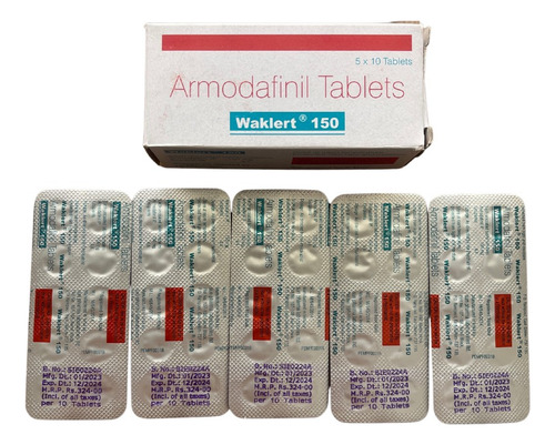 Waklert-armodafinil 150 Mg X 50 - Unidad a $10000