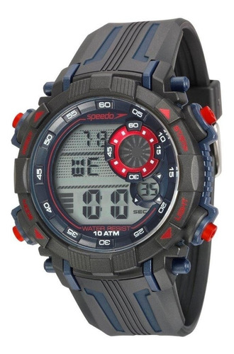 Relógio Speedo Masculino Digital Preto Esportivo 