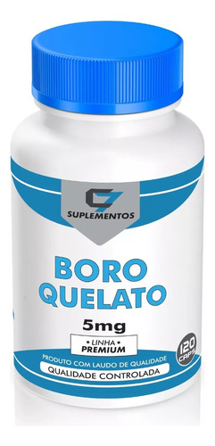 Boro Quelato Quelado 5mg 100% Natural En Cápsulas