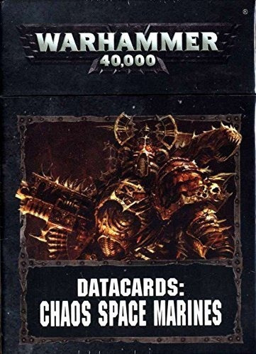 Imagen 1 de 1 de Warhammer 40k Datacards: Chaos Space Marines 2017