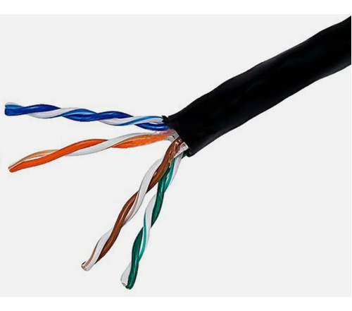 50mts Cable Utp Exterior Cat5e 100% Cobre  Red  Rj45  Cctv