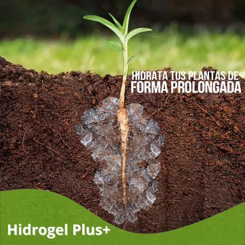 Hidrogel Agrícola Lluvia Sólida Hidrata Y Nutre Plantas 5 Kg